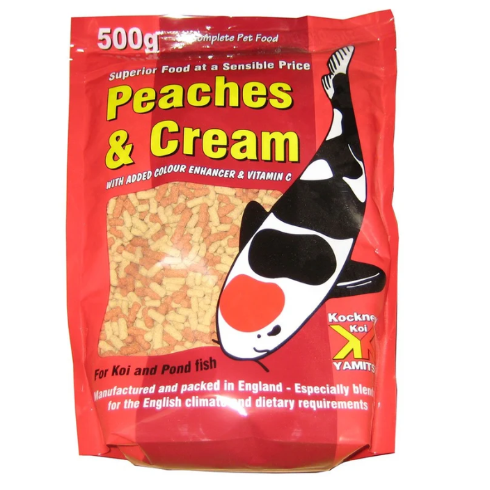 Pond Planet: Kockney Koi Peaches and Cream Fish Food, 500g