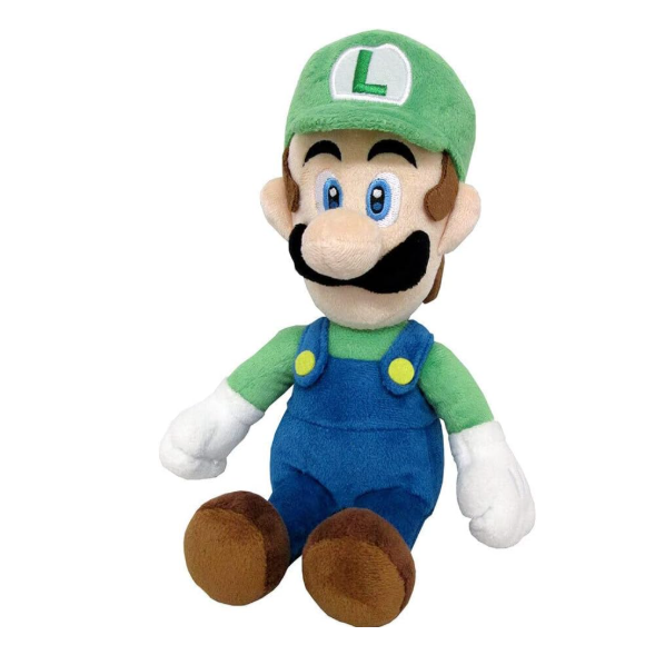 Little Buddy Super Mario All Star Collection 1415 Luigi Stuffed Plush, 10,Multi-Colored