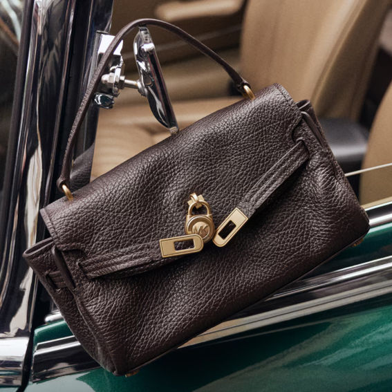 Michael Kors: Hamilton Extra-Small Signature Logo Soft Crossbody Bag