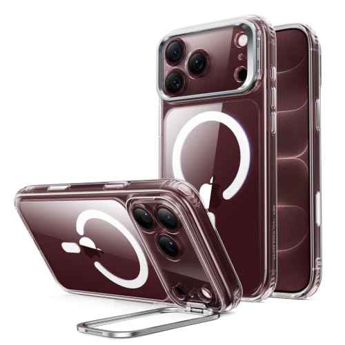 ESR Classic Hybrid for iPhone 18 Pro/17 Pro Case with Flex Stand, Clear